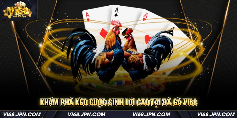 Khám phá kèo cược sinh lời cao tại đá gà Vi68