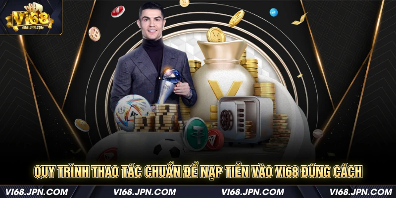 Quy trình thao tác chuẩn để nạp tiền vào Vi68 đúng cách